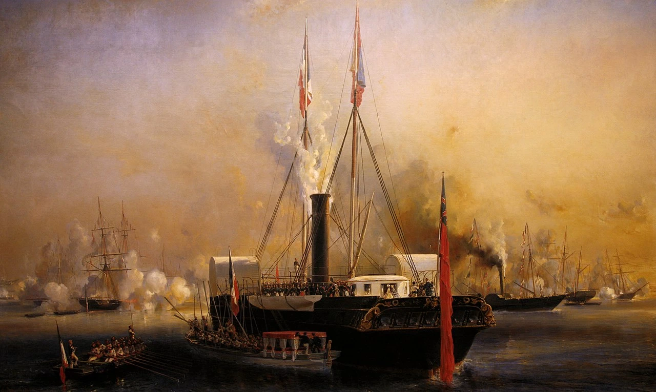 Visita della regina Vittoria a Le Tréport, 2 settembre 1843 - Musee National de la Marine, Paris